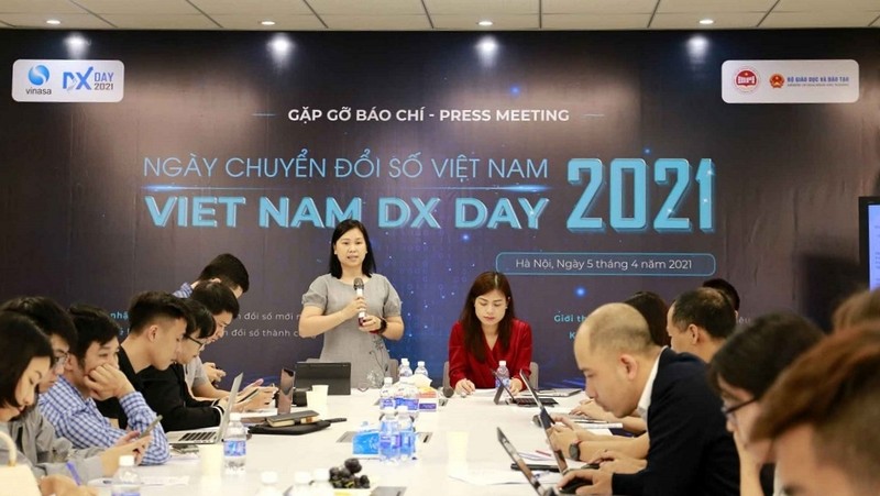 The press conference on Vietnam Digital Transformation Day 2021