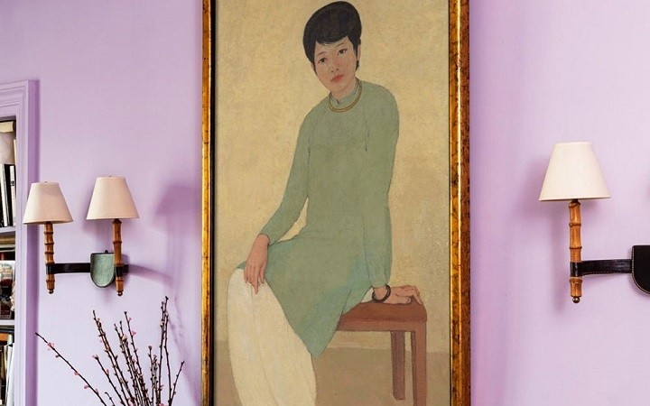 The painting "Portrait de Mademoiselle Phuong".