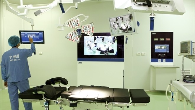 A high-quality operating room launched at the Viet Duc hospital in February 2020.