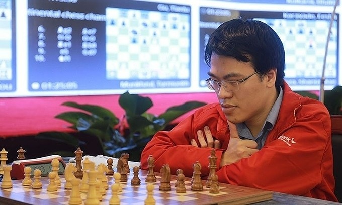 Vietnamese chess star Le Quang Liem.