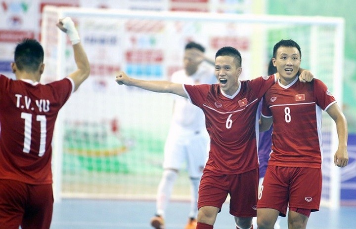 Vietnam's futsal team are looking towards qualifying for the FIFA Futsal World Cup for the second time. (Photo: VFF)