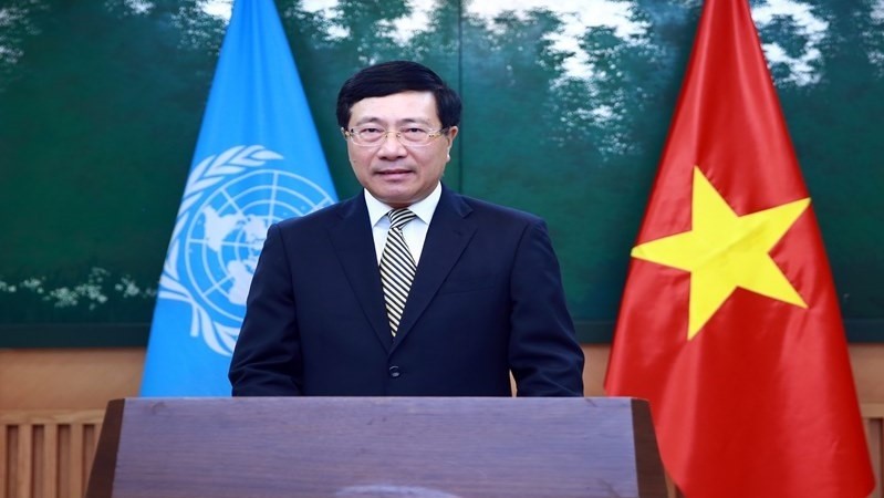 Deputy PM Pham Binh Minh sent a video message to the 77th Session of the UNESCAP. 