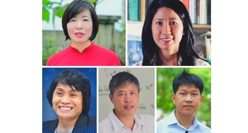 The five Vietnamese scientists in the 2021 edition of the Asian Scientist 100 (Photo: vnexpress.net)