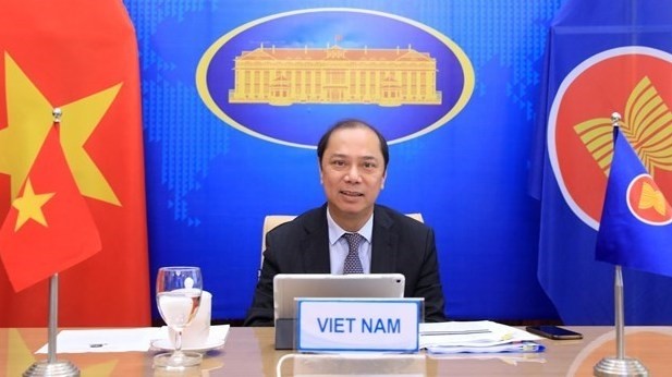 Deputy Foreign Minister and head of the Vietnam ASEAN SOM Nguyen Quoc Dung (Photo: VNA)