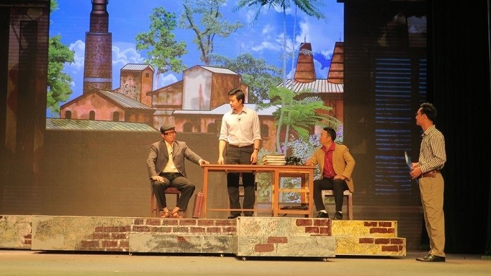An excerpt from the play "I and we". (Photo: haiphong.gov.vn)
