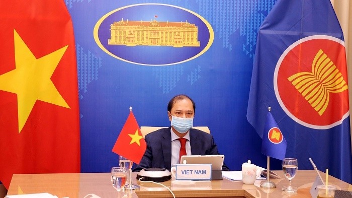 Deputy Foreign Minister and head of Vietnam's ASEAN SOM Nguyen Quoc Dung (Photo: VNA)
