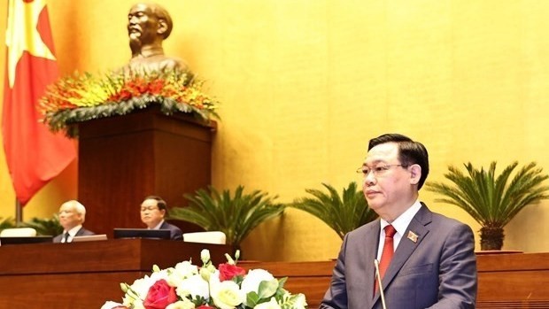 Newly-elected Chairman of the National Assembly Vuong Dinh Hue (Photo: VNA)