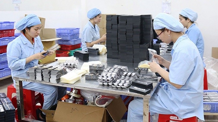 Product packaging at Sao Thai Duong Joint Stock Company, the unit has applied criteria under the National Quality Awards to improve product quality.