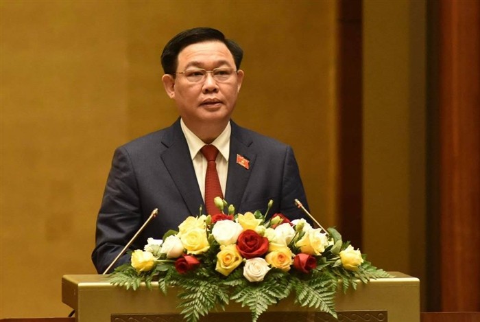 Chairman of the Vietnamese National Assembly Vuong Dinh Hue.