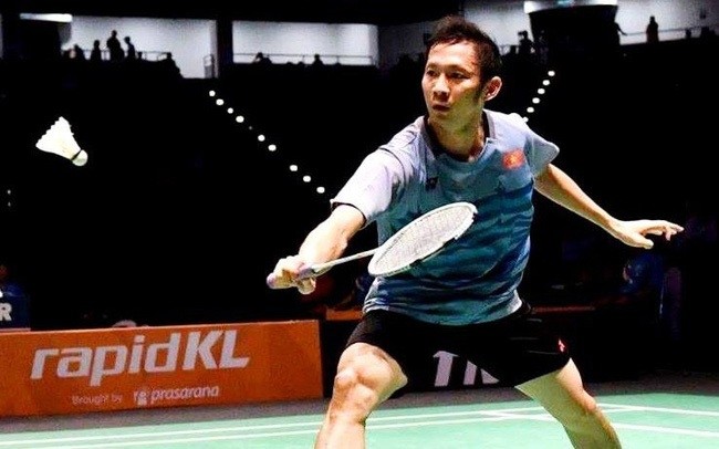 Vietnam's No. 1 male badminton player Nguyen Tien Minh.