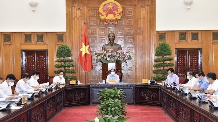 Prime Minister Pham Minh Chinh speaking at the event (Photo: NDO)