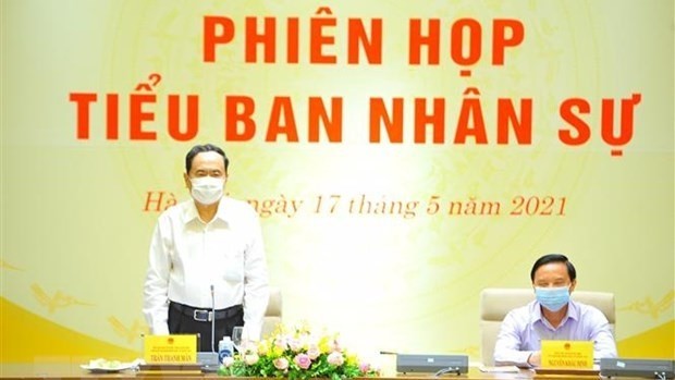 National Assembly Vice Chairman Tran Thanh Man speaking at the meeting (Photo: VNA)