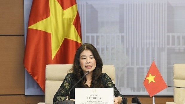 Standing member of the NA Committee for External Relations Le Thu Ha (Source: quochoi.vn)