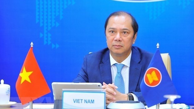 Deputy Minister of Foreign Affairs Nguyen Quoc Dung, head of Vietnam’s ASEAN SOM (Photo: VNA)