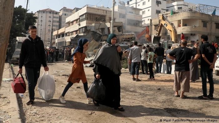 Tens of thousands of people in Gaza have been displaced since May 10, according to the United Nations agency for Palestinian refugees.