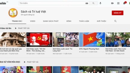 The video clips are posted on the "Cuon Sach Toi Yeu " section of the "Sach và Tri tue Viet" (Books and Vietnamese Wisdom) channel 