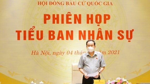 National Assembly Standing Vice Chairman Tran Thanh Man speaking at the meeting (Photo: qdnd.vn)