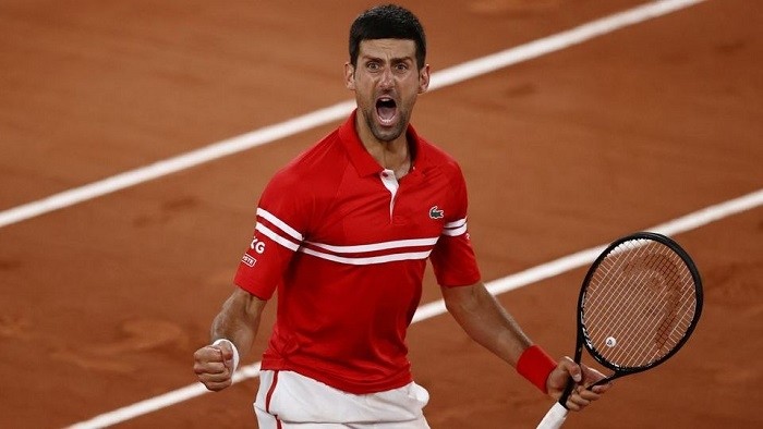 Tennis - French Open - Roland Garros, Paris, France - June 9, 2021 Serbia's Novak Djokovic celebrates winning his quarter final match against Italy's Matteo Berrettini. (Photo: Reuters)