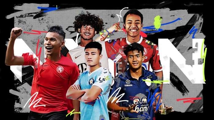 Nguyen Phi Hoang (with arms crossed) is one of the four young Vietnamese players who make the Goal list of 25 best ASEAN wonderkids in football. (Photo: Goal)