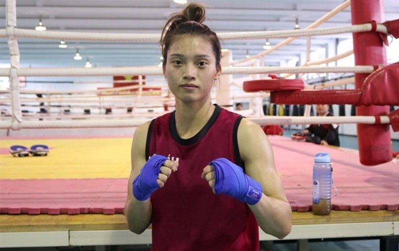 Boxer Nguyen Thi Tam. (Photo: Vietnamnews)