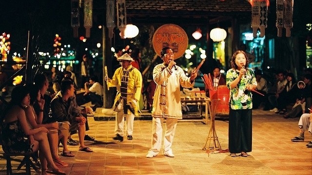 Bai choi singing in Hoi An (Photo: Nhan Dan)